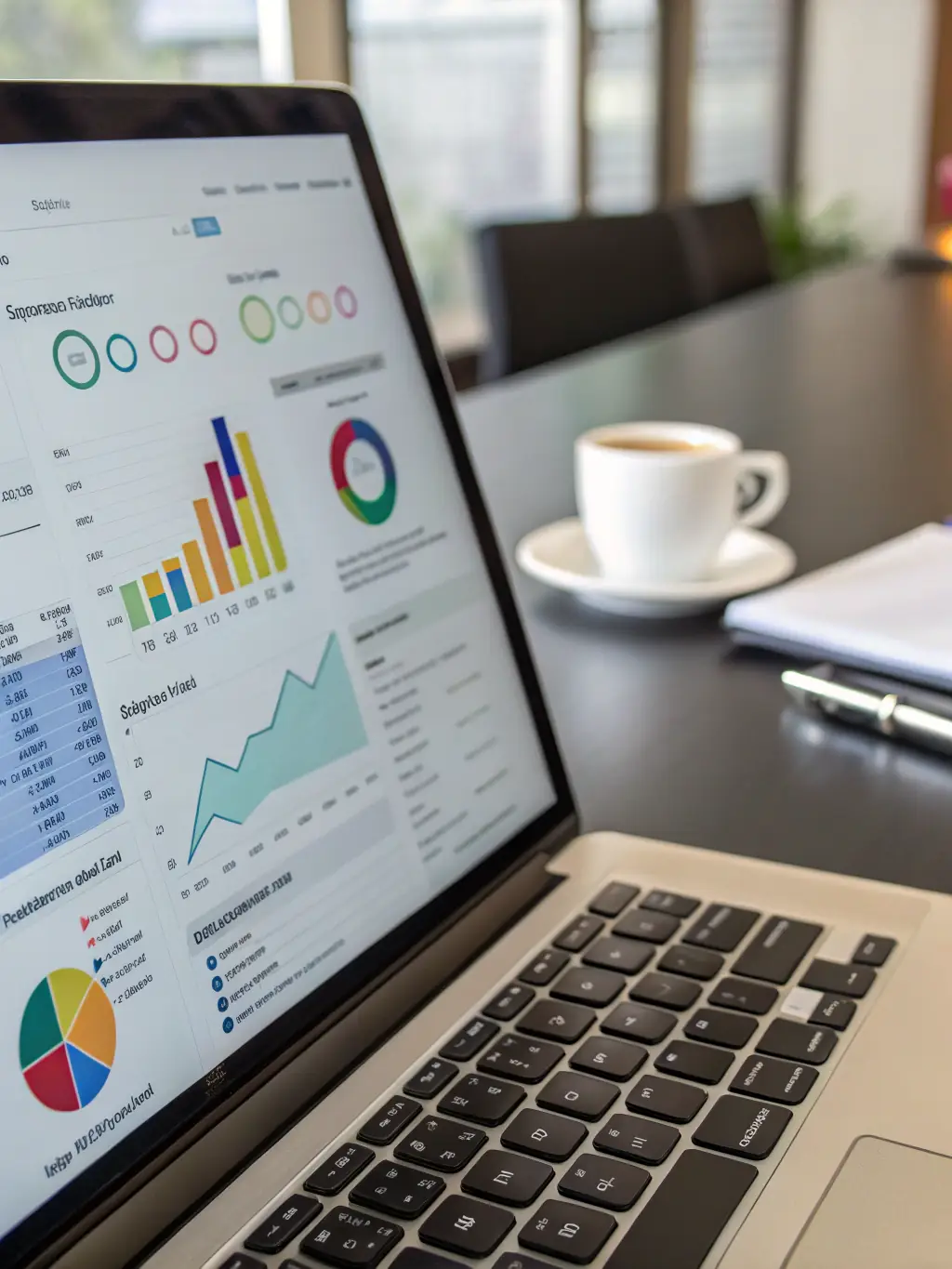 A detailed report showing payment analytics and spending trends, emphasizing Plastiq's reporting capabilities.