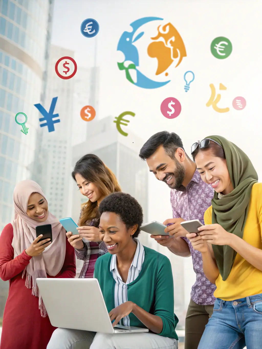 A diverse group of vendors receiving payments through Plastiq, highlighting the platform's wide acceptance.